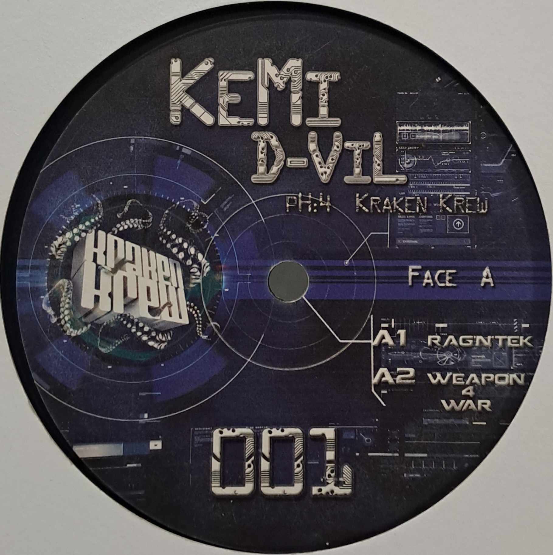 Kemi D​-​Vil 01 - vinyle freetekno